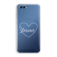 Forever heart pastel: Honor 10 Transparant Hoesje