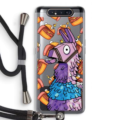 Loot Burger: Samsung Galaxy A80 Transparant Hoesje met koord