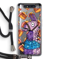 Loot Burger: Samsung Galaxy A80 Transparant Hoesje met koord