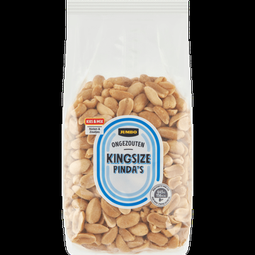 Jumbo Ongezouten Kingsize Pinda&apos;s 350 g