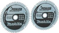 Makita Accessoires twin-pack cirkelzaagblad hout efficut 165x20x1,45 56t 23g - b-57336-2