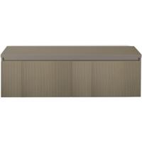 Frozen 3D Badmeubelset 140 cm - Greeplijst in Kleur - Inclusief Wastafelbovenblad Olive