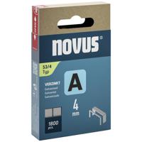 Novus Tools Nietjes type 53 1800 stuk(s) 042-0772 Afm. (l x b x h) 4 x 11.3 x 4 mm