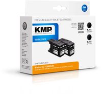 KMP Inktcartridge vervangt Brother LC-1280XLBK Compatibel 2-pack Zwart B59DX 1524,4021 - thumbnail