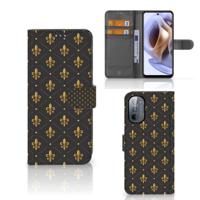 Motorola Moto G31 | G41 | Telefoon Hoesje | Franse Lelie | Portemonnee hoesje