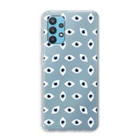 Eyes pattern: Samsung Galaxy A32 4G Transparant Hoesje