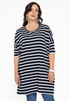 Yoek Shirt wijd | Blauw | Maat 42/44