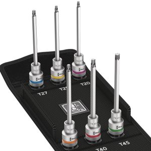 Wera 8767 HMC HF 2 Zyklop Bit-doppen-set TORX®, met vasthoudfunctie, 6-delig - 1 stuk(s) - 05004211001