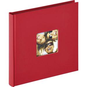 walther+ design FA-199-R Fotoalbum (b x h) 18 cm x 18 cm Rood 30 bladzijden