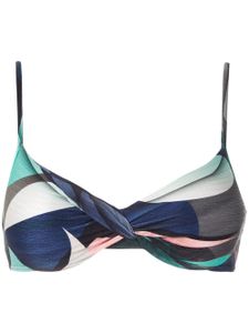 Lygia & Nanny haut de bikini Cassis imprimé - Bleu