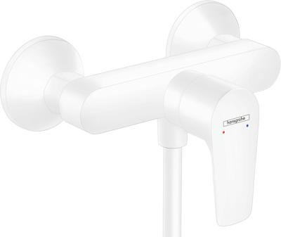 Hansgrohe Talis E ééngreeps douchemengkraan opbouw, mat wit