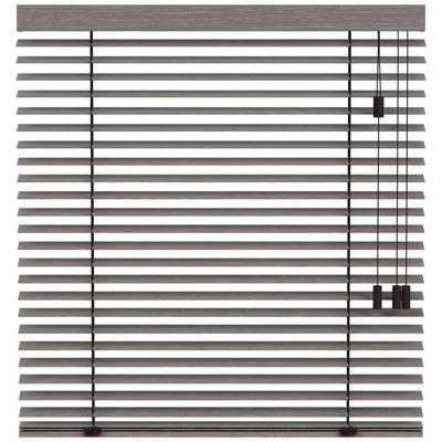 Leen Bakker - Fenstr En Jaloezie Oslo 50mm - Bruin (20971) - Hout - Grijs - 120x10x10 Cm