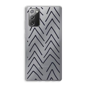 Marrakech Arrows: Samsung Galaxy Note 20 / Note 20 5G Transparant Hoesje