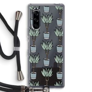 Boompje: Sony Xperia 5 Transparant Hoesje met koord