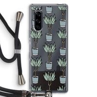 Boompje: Sony Xperia 5 Transparant Hoesje met koord
