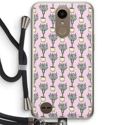 Boompje: LG K10 (2017) Transparant Hoesje met koord