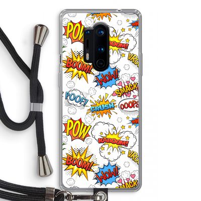 Pow Smack: OnePlus 8 Pro Transparant Hoesje met koord