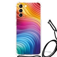 Shockproof Case voor Samsung Galaxy S21 FE Regenboog - thumbnail