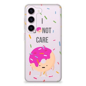 Samsung Galaxy S23 Siliconen Case Donut Roze