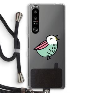 Birdy: Sony Xperia 1 III Transparant Hoesje met koord