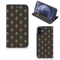 iPhone 12 Mini | Hoesje met Magneet | Franse Lelie