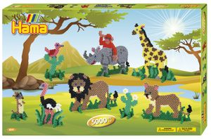 Hama Strijkkralenset Safari, 5000st.