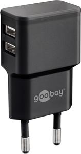 Goobay 44995 oplader voor mobiele apparatuur Universeel Zwart AC Binnen