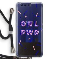 GRL PWR: Honor 9 Transparant Hoesje met koord