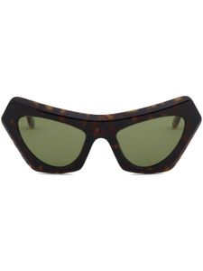 Marni lunettes de soleil Devil's Pool - Marron