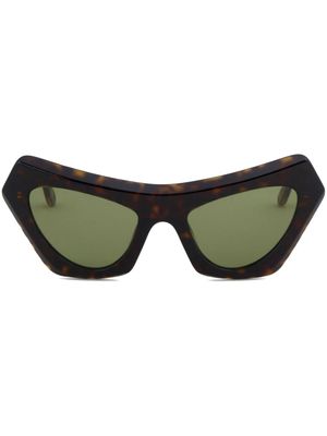 Marni Eyewear lunettes de soleil Devil's Pool - Marron