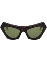 Marni lunettes de soleil Devil's Pool - Marron