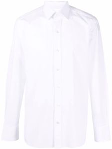 TOM FORD chemise en popeline à manches longues - Blanc