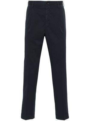 Incotex pantalon en coton stretch à coupe fuselée - Bleu