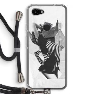 House: Pixel 3a Transparant Hoesje met koord