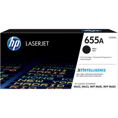 655A zwarte LaserJet tonercartridge (CF450A) Toner