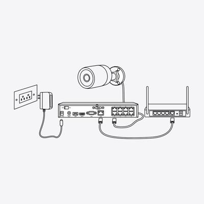 Reolink P330 - 4K 8MP UHD PoE-beveiligingscamera voor buiten met 256 GB capaciteit, slimme waarschuwingen, audio-opname en nachtzicht