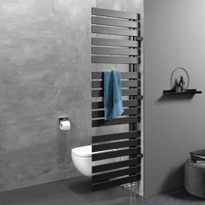 Design radiator ruimteverdeler HSK Yenga | 60x121.4 cm | CV en/of electrische werking | Grafiet-zwart