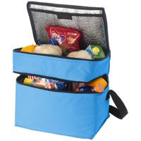 Koeltas 14.7 Liter - Blauw - 2 compartimenten - 30 x 25 x 20 cm - Polyester