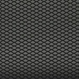 Racegaas aluminium zwart - ruitdesign 16x8mm - 125x25cm TG1253Z