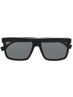 BOSS lunettes de soleil à monture carrée - Noir