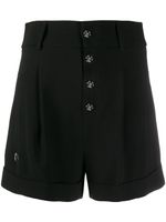 Philipp Plein short à détails de clous - Noir