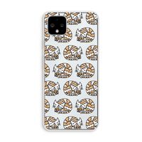 Slapende poes: Pixel 4 XL Transparant Hoesje