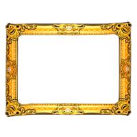 Henbrandt Fotolijst - opblaasbaar - voor bruiloft - 60 x 80 cm - Fotoprops - goud - kunststof   - - thumbnail