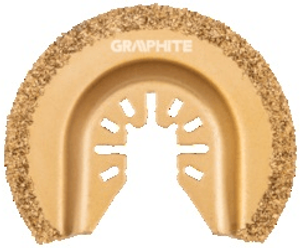 graphite multitool keramisch blad 64 mm half rond 56h064