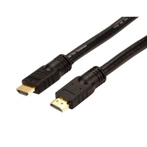 Roline 14.01.3451 HDMI-kabel HDMI Aansluitkabel HDMI-A-stekker, HDMI-A-stekker 10.00 m Zwart 4K UHD, Afgeschermd, Actief met signaalversterking