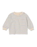 HEMA Baby T-shirt jersey strepen ecru (ecru)