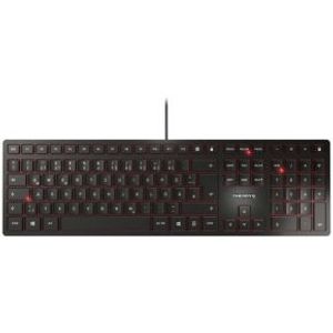 CHERRY KC 6000 Slim toetsenbord USB Amerikaans Engels Zwart