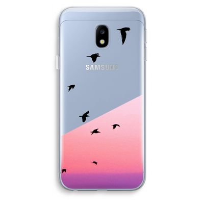 Fly away: Samsung Galaxy J3 (2017) Transparant Hoesje
