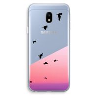 Fly away: Samsung Galaxy J3 (2017) Transparant Hoesje