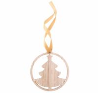 Houten Kerstboomhanger KERSTBOOM